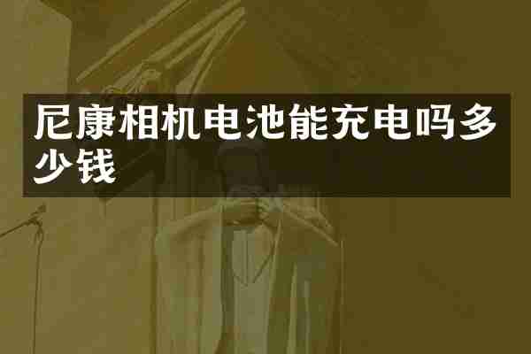 尼康相机电池能充电吗多少钱