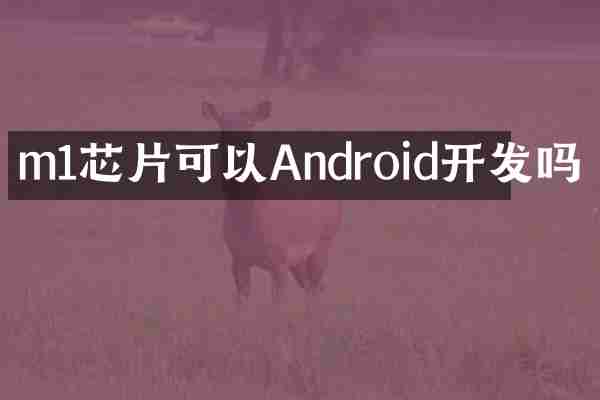 m1芯片可以Android开发吗