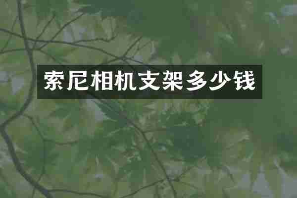索尼相机支架多少钱