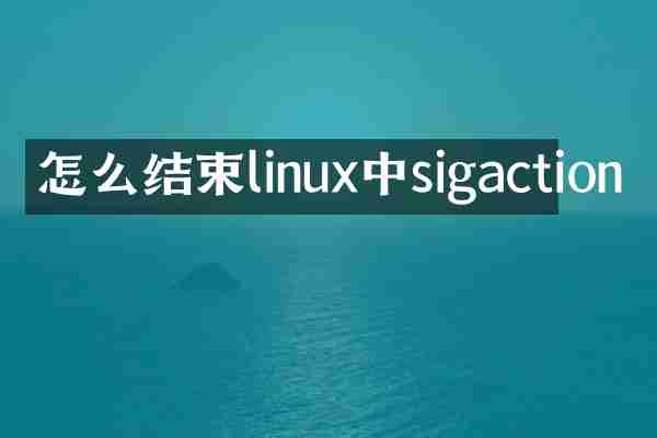 怎么结束linux中sigaction