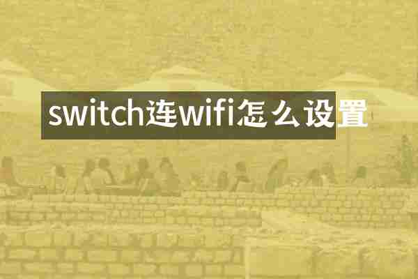 switch连wifi怎么设置