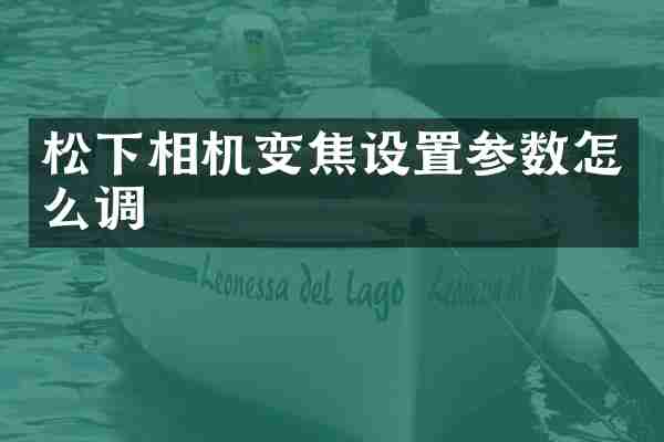 松下相机变焦设置参数怎么调