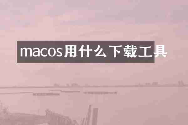 macos用什么下载工具