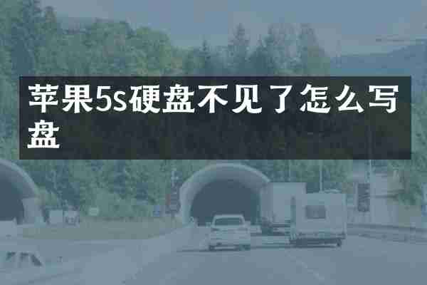 苹果5s硬盘不见了怎么写硬盘
