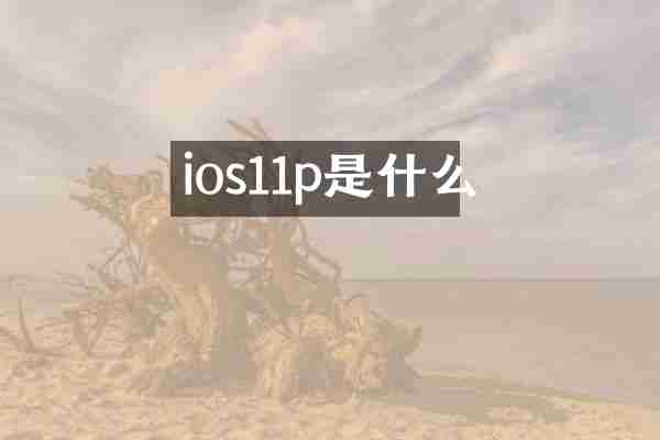 ios11p是什么