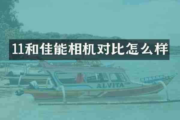 11和佳能相机对比怎么样