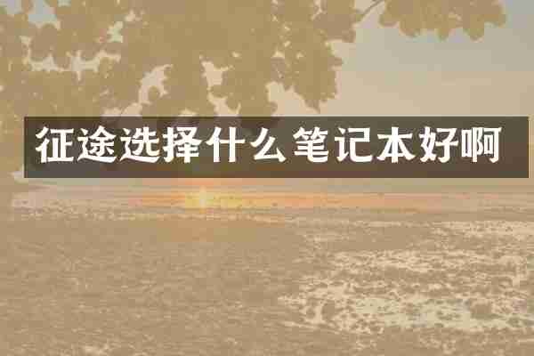 征途选择什么笔记本好啊