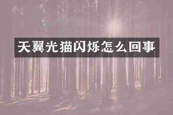 天翼光猫闪烁怎么回事