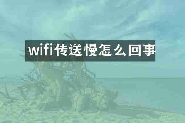 wifi传送慢怎么回事
