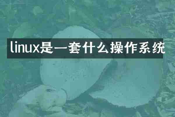 linux是一套什么操作系统