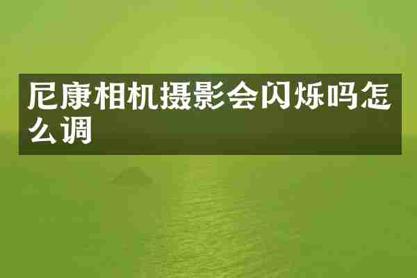 尼康相机摄影会闪烁吗怎么调