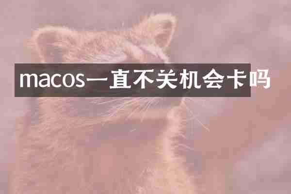 macos一直不关机会卡吗