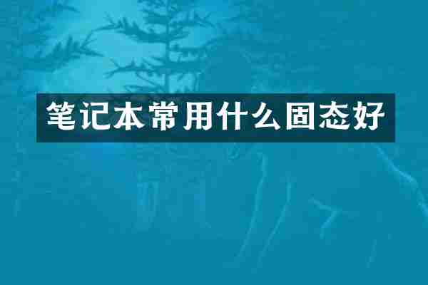 笔记本常用什么固态好