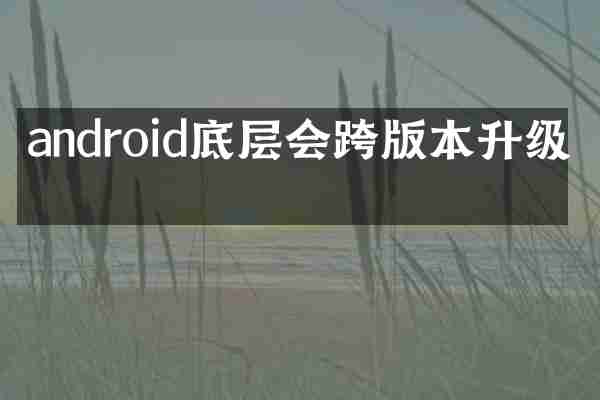 android底层会跨版本升级吗