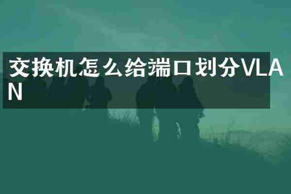 交换机怎么给端口划分VLAN