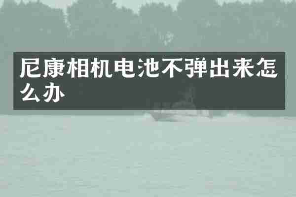 尼康相机电池不弹出来怎么办