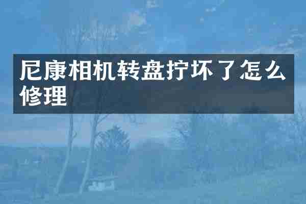 尼康相机转盘拧坏了怎么修理