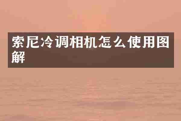 冷调相机怎么使用图解