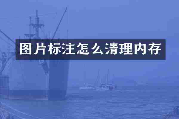 图片标注怎么清理内存