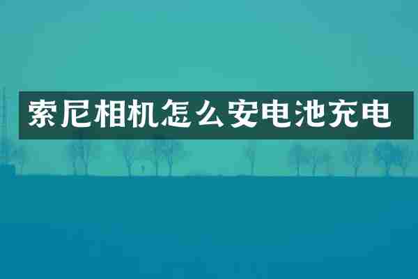 相机怎么安电池充电