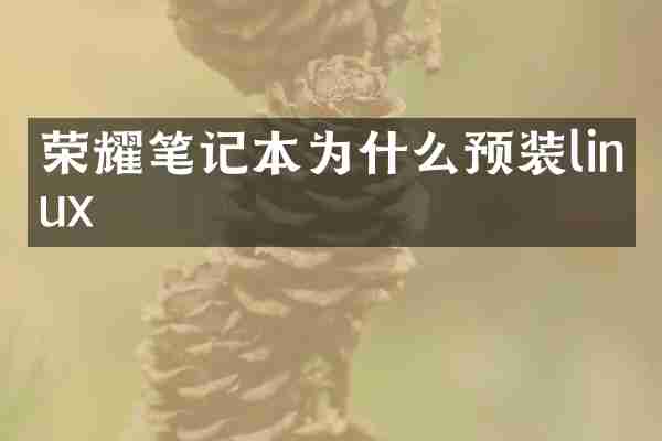 荣耀笔记本为什么预装linux