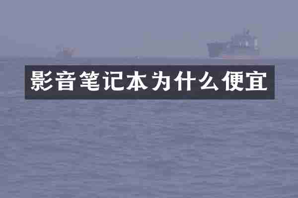影音笔记本为什么便宜