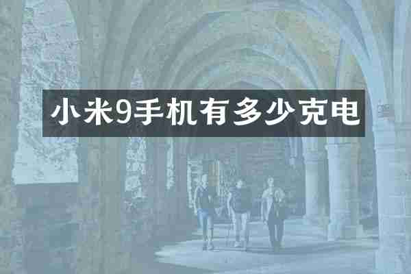 小米9手机有多少克电