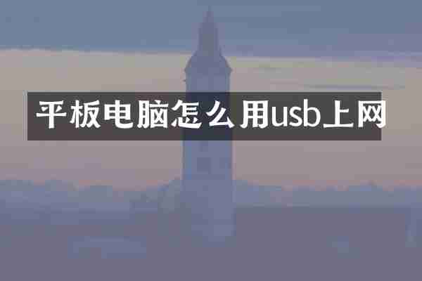 平板电脑怎么用usb上网