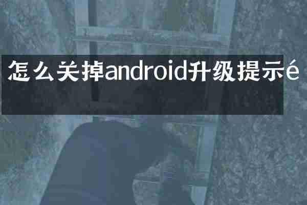 怎么关掉android升级提示音