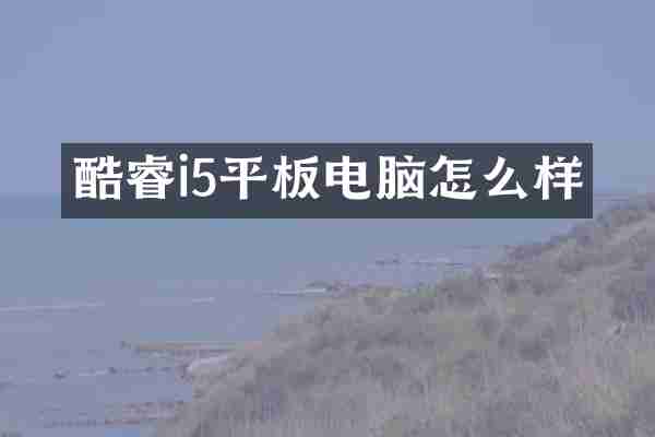 酷睿i5平板电脑怎么样