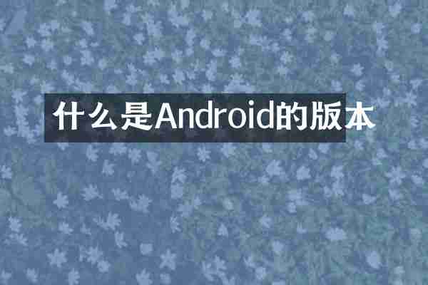 什么是Android的版本