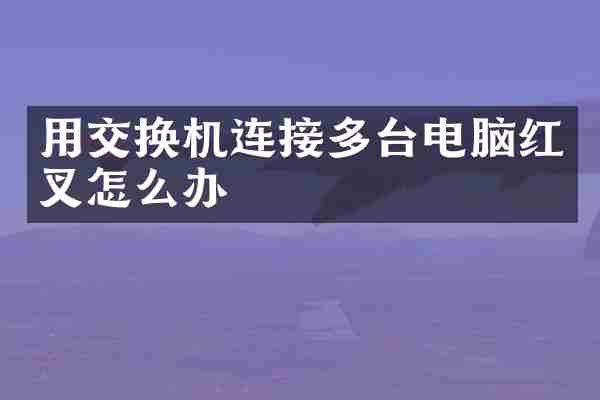 用交换机连接多台电脑红叉怎么办