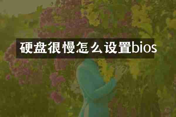 硬盘很慢怎么设置bios