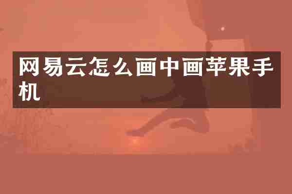 网易云怎么画中画苹果手机