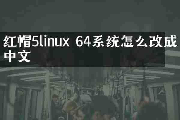 红帽5linux 64系统怎么改成中文