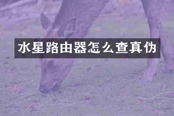 水星路由器怎么查真伪