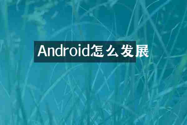 Android怎么发展