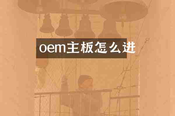 oem主板怎么进