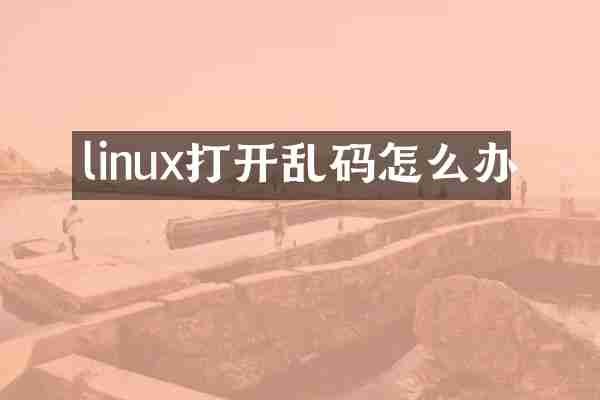 linux打开乱码怎么办