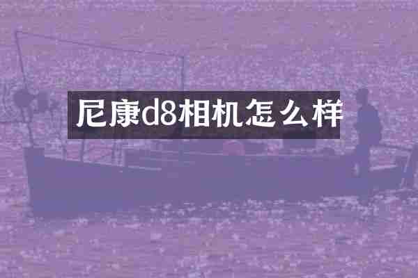 尼康d8相机怎么样