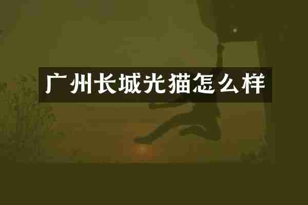 广州长城光猫怎么样