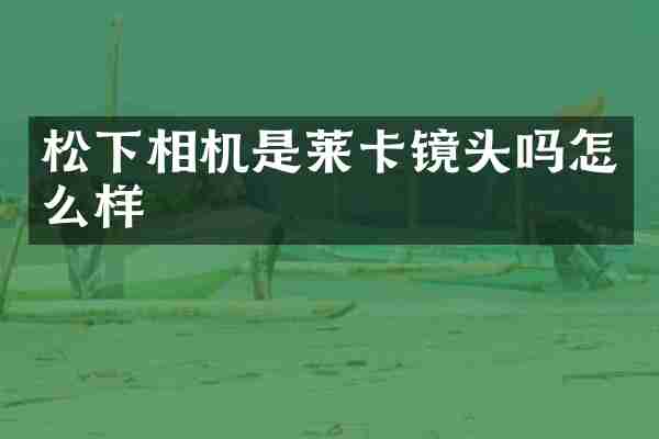 松下相机是莱卡镜头吗怎么样