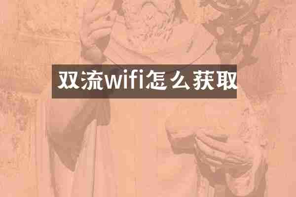 双流wifi怎么获取
