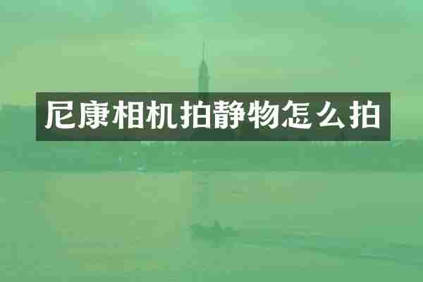 尼康相机拍静物怎么拍
