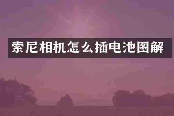 相机怎么插电池图解