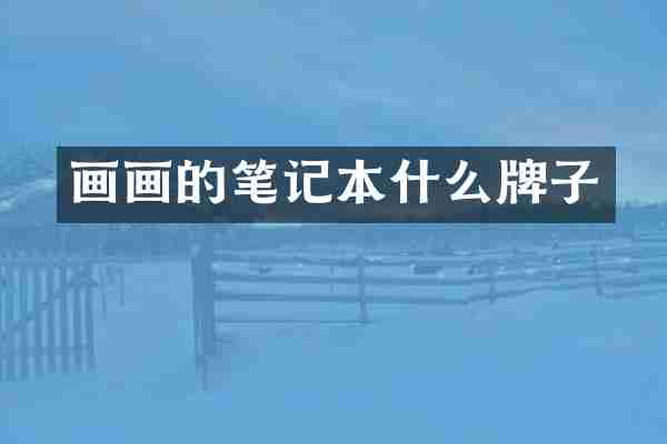 画画的笔记本什么牌子