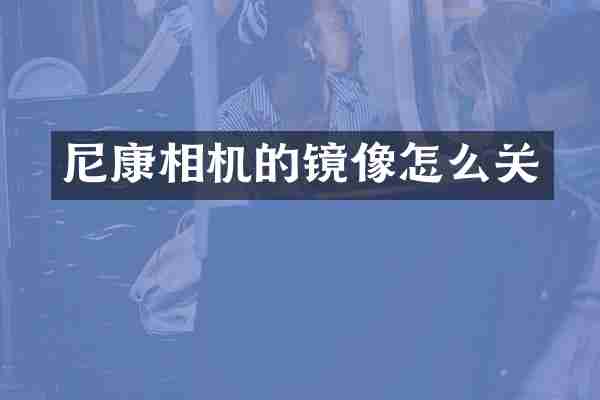 尼康相机的镜像怎么关