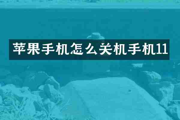 苹果手机怎么关机手机11