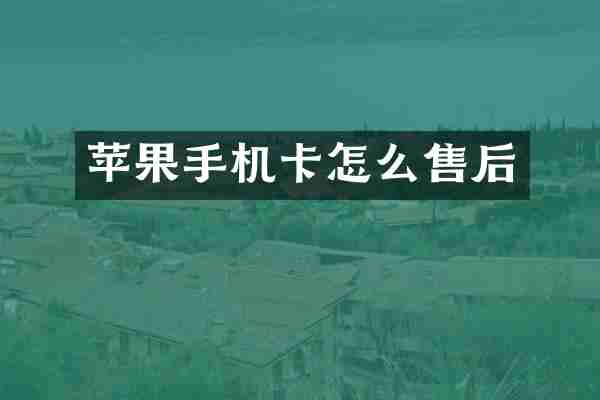 苹果怎么售后