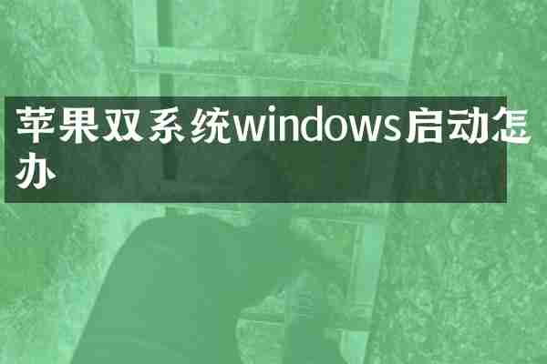 苹果双系统windows启动怎么办